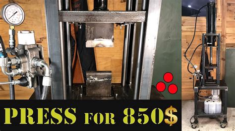 sheet metal hydraulic press|hydraulic press for knife makers.